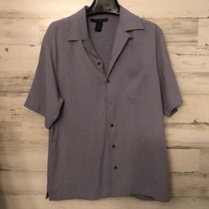 Marshall Fields silk mens shirt